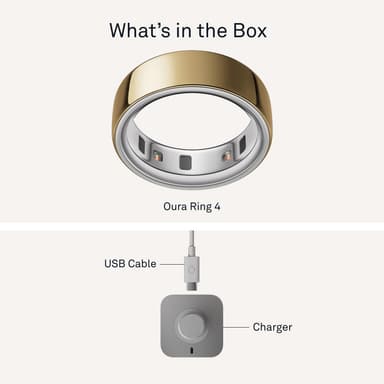 Oura Ring 4 älysormus koko 4 (kulta)
