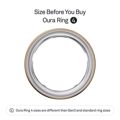 Oura Ring 4 älysormus koko 4 (kulta)