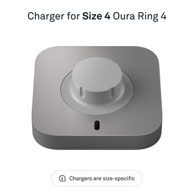 Oura Ring 4 laturi (koko 4)