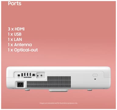 Samsung LSP9T The Premiere Smart 4K UHD Triple laserprojektori