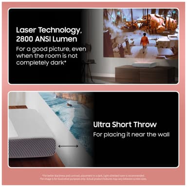 Samsung LSP9T The Premiere Smart 4K UHD Triple laserprojektori