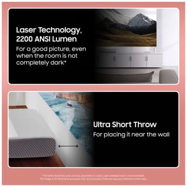 Samsung LSP7T The Premiere Smart 4K UHD laserprojektori