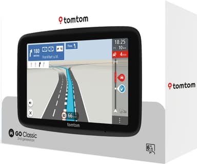 TomTom GO Classic 6" GPS 2nd Gen paikannin (musta)