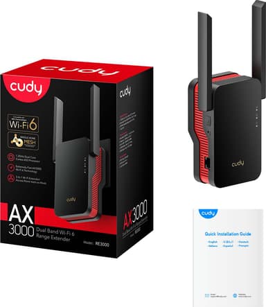 Cudy RE3000 WiFi 6 laajennin