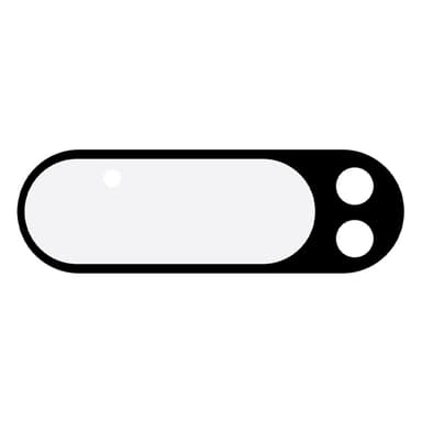 2-KPL SKALO Google Pixel 9 Pro XL 3D -panssarilasit kameroille - Musta
