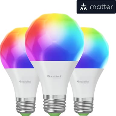Nanoleaf Essentials Matter LED-älylamppu 9 W E27 (3 kpl)