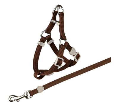Kissan valjaat hihnalla, nylon, 26–37 cm/10 mm, 1,20 m