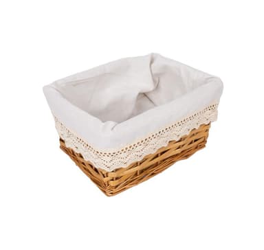 Kori MAX 24x18xH12cm, vaaleanruskea pitsillä