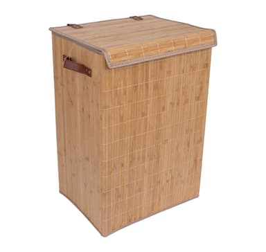 Pyykkikori MAX BAMBOO 40x30xH60cm, kannellinen