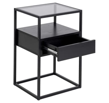 Yöpöytä RANDOLF 40x35xH60cm, musta