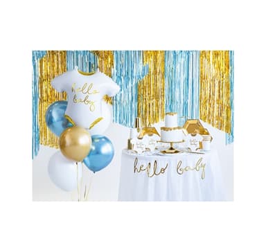 Banner Hello Baby, kulta 18*70cm