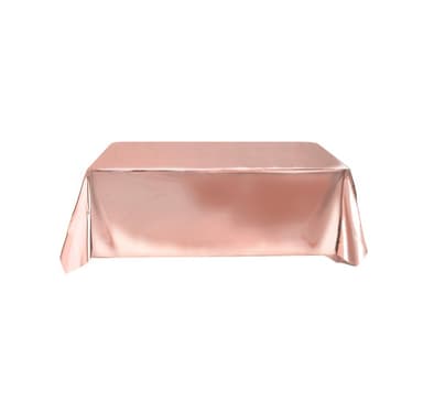 Pöytäliina Rose Gold metallia. 137cm * 274cm