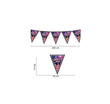 Banner Flag Disco Fever