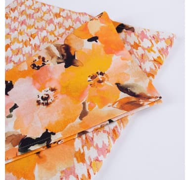 Pöytäliina CASILDA 50x136cm, kukkia