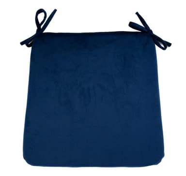 Tyyny VELVET 2, tuolille 39x39cm, sininen
