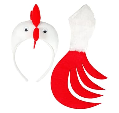Set Rooster (pääpanta, häntä)