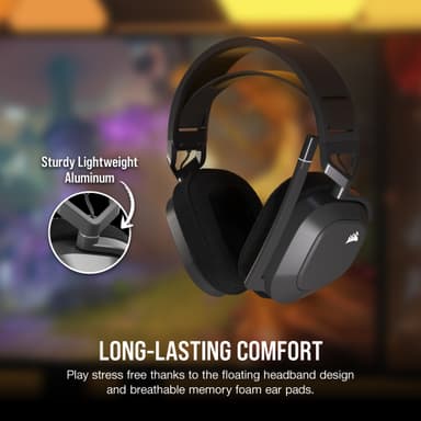 Corsair HS80 Max langattomat pelikuulokkeet (harmaa)