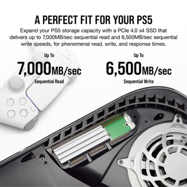 Corsair MP600 ELITE SSD PS5 päivitysmoduuli (1 TB)