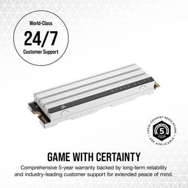 Corsair MP600 ELITE SSD PS5 päivitysmoduuli (1 TB)