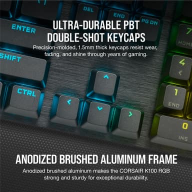Corsair K100 RGB pelinäppäimistö