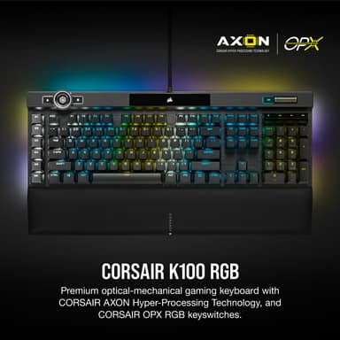 Corsair K100 RGB pelinäppäimistö