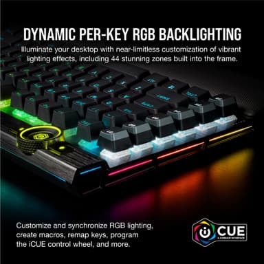 Corsair K100 RGB pelinäppäimistö