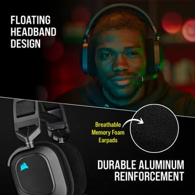 Corsair HS80 RGB Wireless langattomat pelikuulokkeet