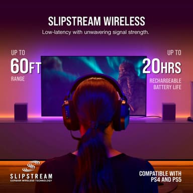 Corsair HS80 RGB Wireless langattomat pelikuulokkeet