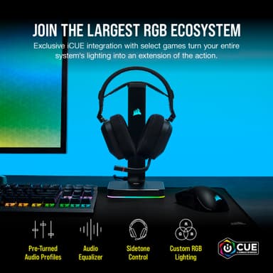 Corsair HS80 RGB Wireless langattomat pelikuulokkeet
