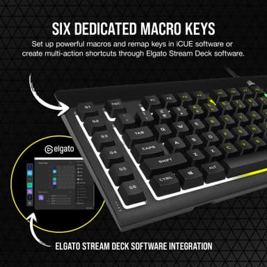 Corsair K55 RGB PRO pelinäppäimistö (pohjoismainen näppäinasettelu)
