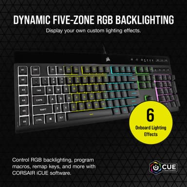 Corsair K55 RGB PRO pelinäppäimistö (pohjoismainen näppäinasettelu)