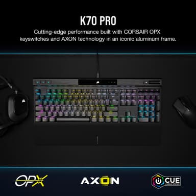 Corsair K70 PRO RGB mekaaninen pelinäppäimistö (musta)