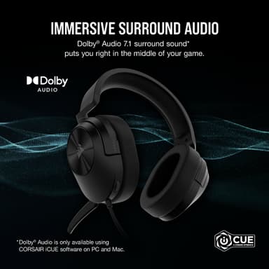 Corsair HS55 Surround pelikuulokeet (musta)