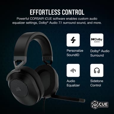 Corsair HS65 Surround pelikuulokkeet (musta)