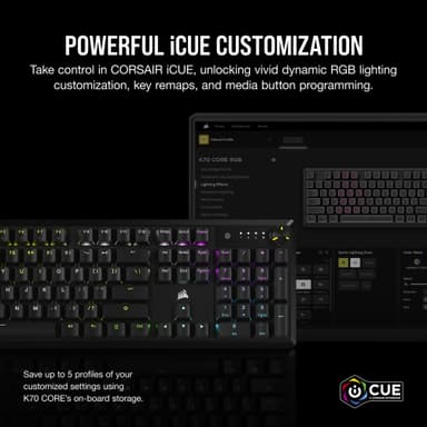 Corsair K70 Core RGB pelinäppäimistö