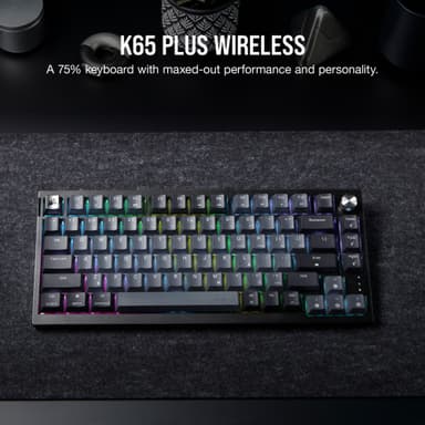 Corsair K65 Plus pelinäppäimistö (musta/harmaa)