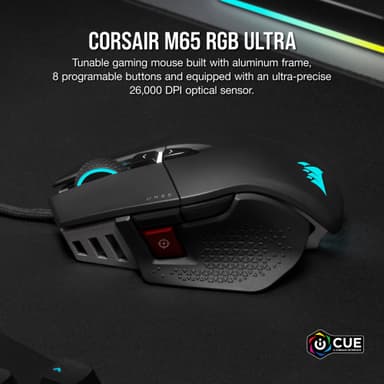 Corsair M65 RGB Ultra Tunable pelihiiri (musta)