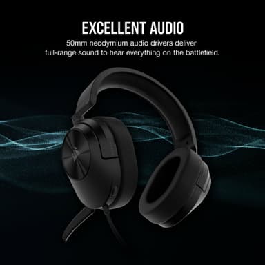 Corsair HS55 Stereo pelikuulokkeet (musta)