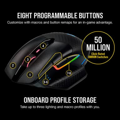 Corsair Dark Core Pro RGB langaton pelihiiri