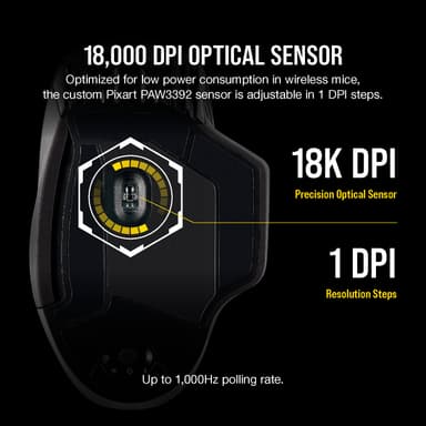 Corsair Dark Core Pro RGB langaton pelihiiri