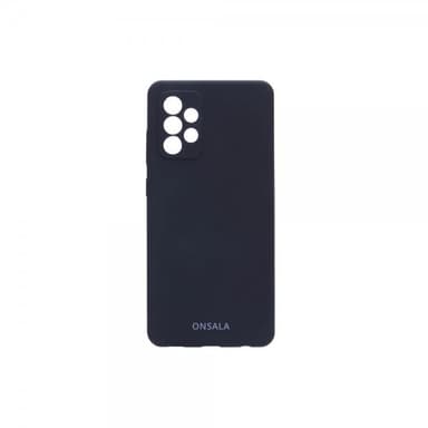 Onsala Samsung Galaxy A72 Kuori Silikoni Musta