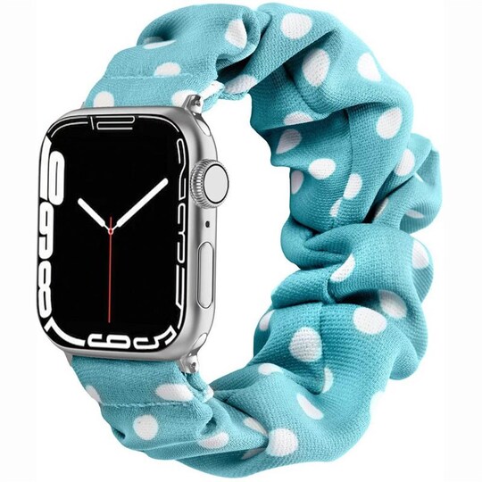 Scrunchie elastinen rannekoru Apple Watch 7 (41mm) - Bluedot