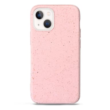 Ympäristöystävällinen Aitoa nahkaa iPhone 13 Kotelo - Pink