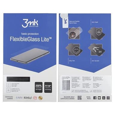 3MK Flexible Glass Lite Galaxy A50, Samsung, Hybrid Glass, Kirkas, Kirkas Näytönsuoja