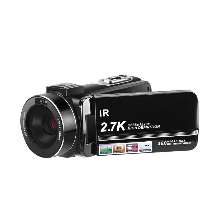 Videokamera 2,7K/36MP/16x zoom/IR-pimeänäkö