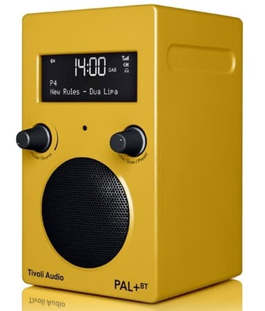Tivoli Audio PAL+DAB+Bluetooth-kaiutin (keltainen)