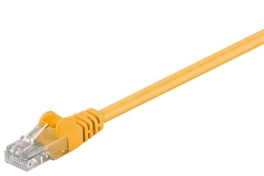 Patchkabel CAT 5e, U/UTP, Gul, 0,5 m