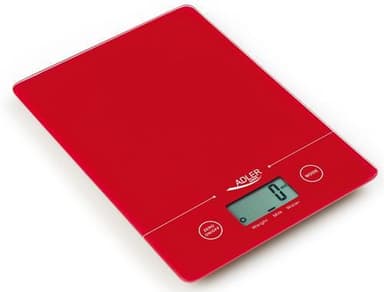 Adler Keittiövaa'at AD 3138 Enimmäispaino (kapasiteetti) 5 kg, asteikko 1 g, punainen