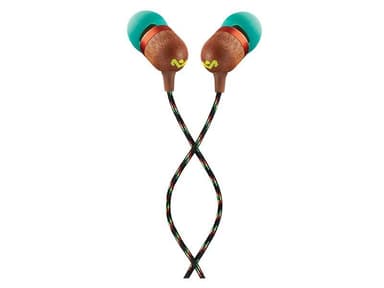 Marley Smile Jamaikan nappikuulokkeet, In-Ear, Langallinen, Mikrofoni, Rasta