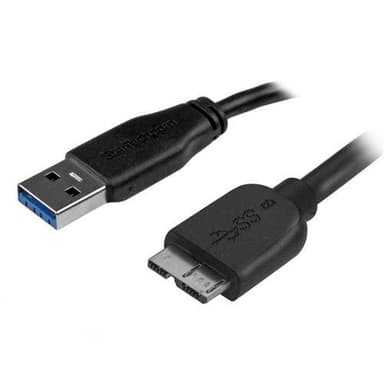 StarTech.com USB3AUB2MS, 2 m, USB A, Micro-USB B, USB 3.2 Gen 1 (3.1 Gen 1), Uro